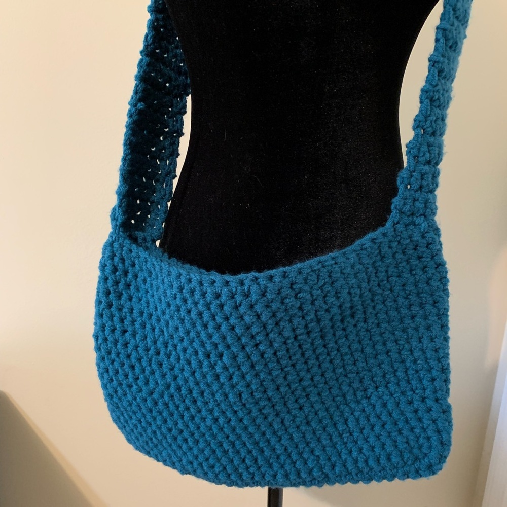 Boho Crossbody Bag, handmade,
crocheted - Picture 2 of 16